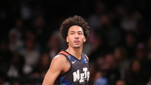 Brooklyn Nets forward Jalen Wilson
